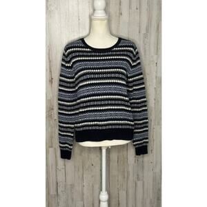 Tommy Hilfiger Men's Large Multicolor Geometric Crew‎ Neck Sweater